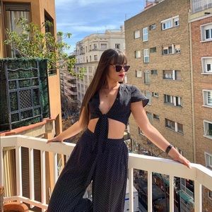 Polka Dot Pant Set